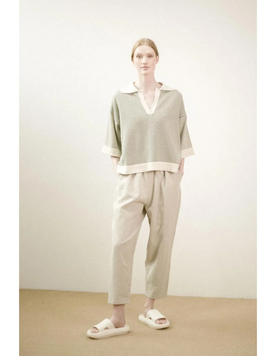 PANTALÓN TEJIDO FLUIDO PAN PRODUCTO BÁSICO