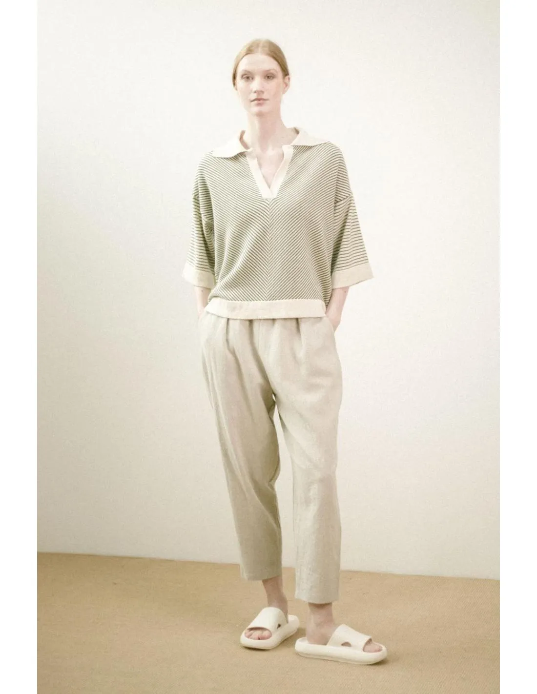 PANTALÓN TEJIDO FLUIDO PAN PRODUCTO BÁSICO