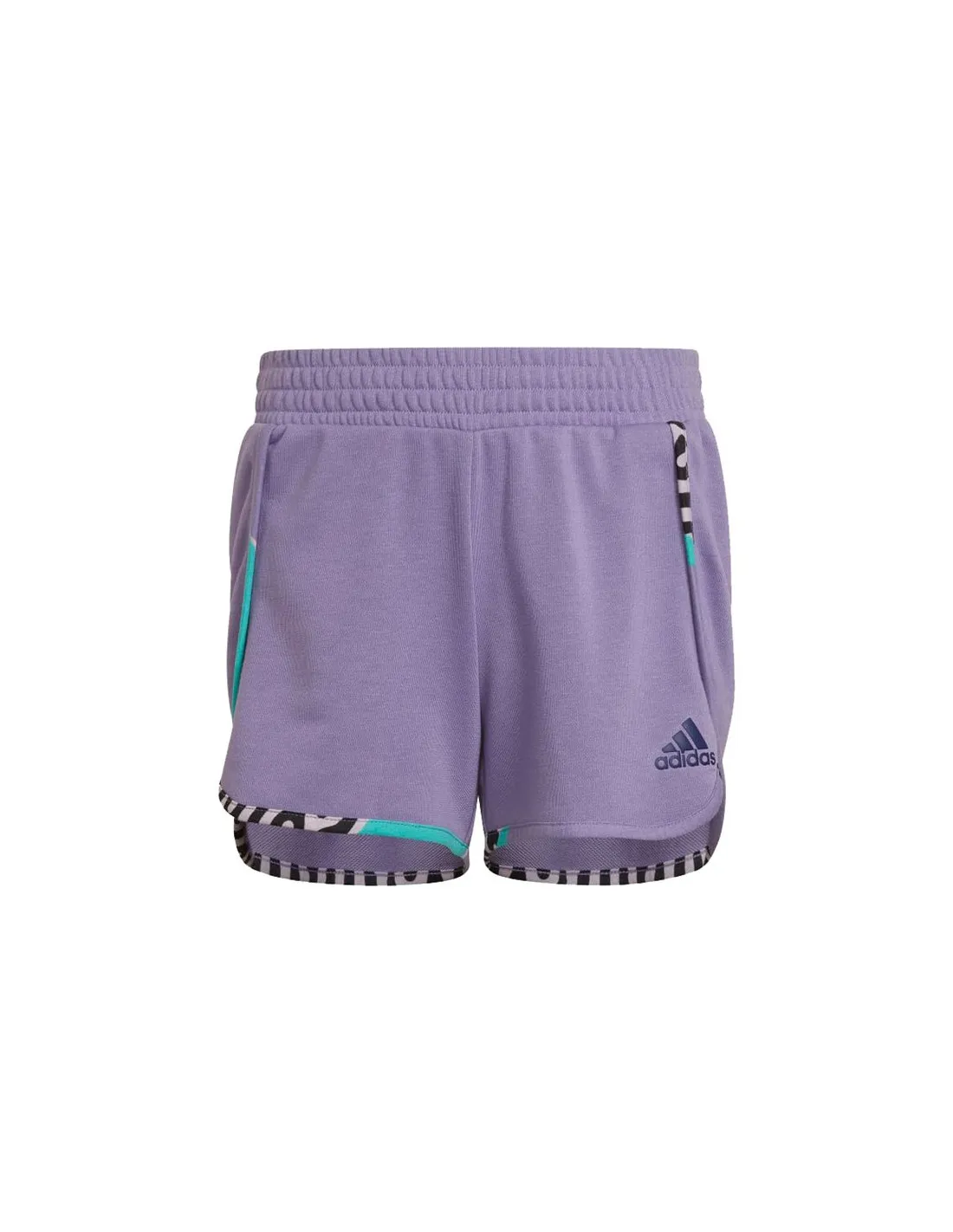 Pantalón corto Adidas Aeroready Power Cotton Knit Girl