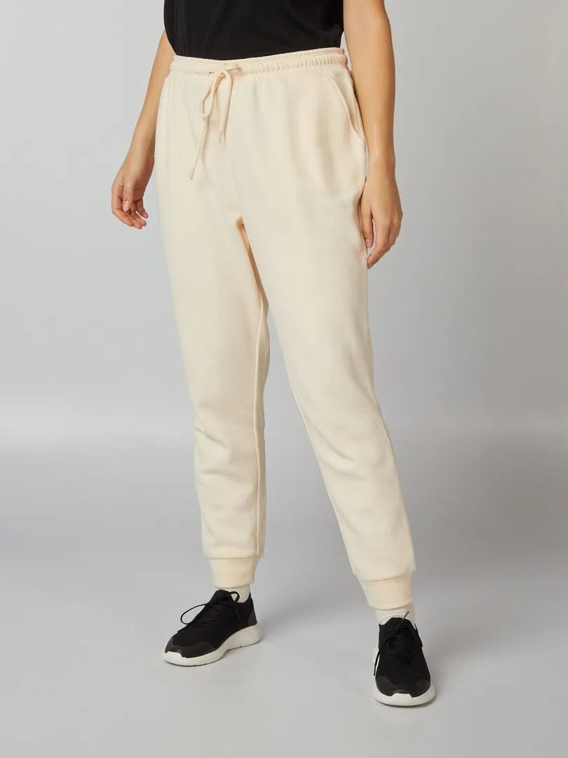 PANTALóN DE JOGGING  BLANCO