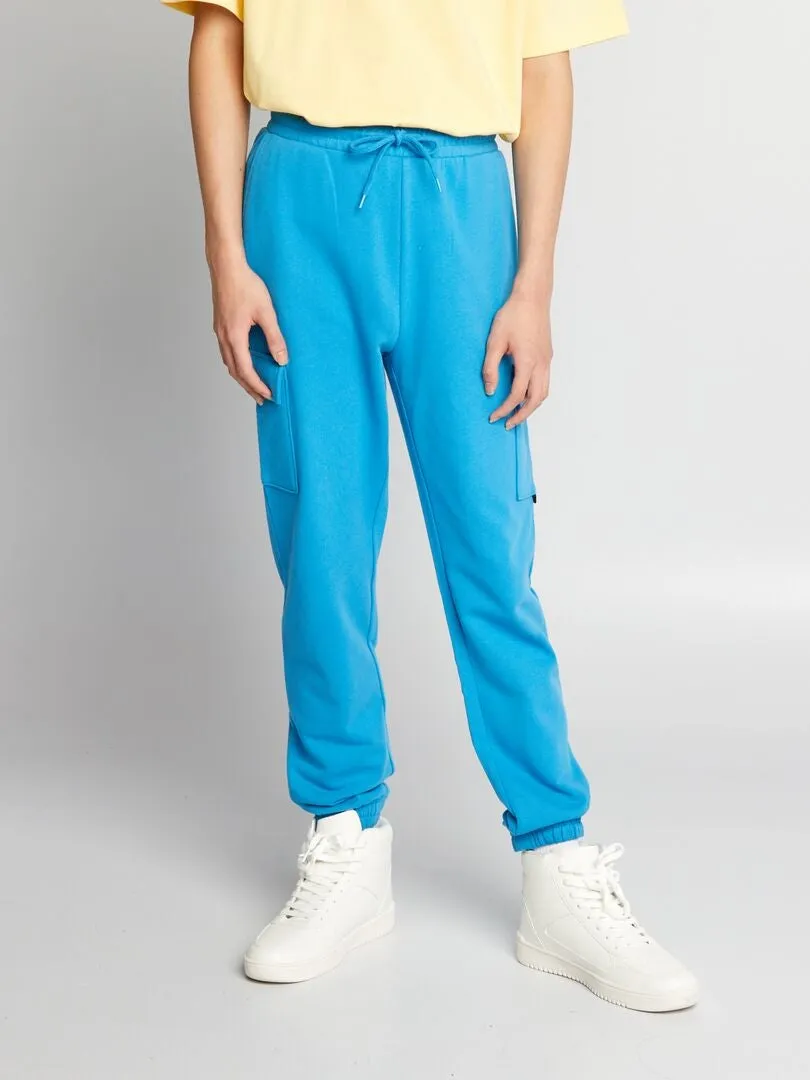 PANTALóN DE JOGGING ESTILO CARGO  AZUL