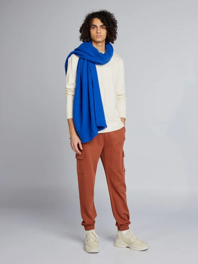 PANTALóN DE JOGGING ESTILO CARGO  MARRON