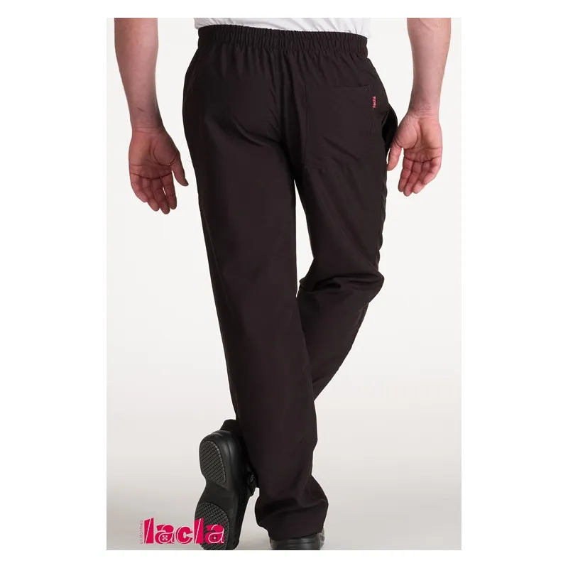 PANTALóN DE MICROFIBRA CON 3 BOLSILLOS NEGRO  LACLA