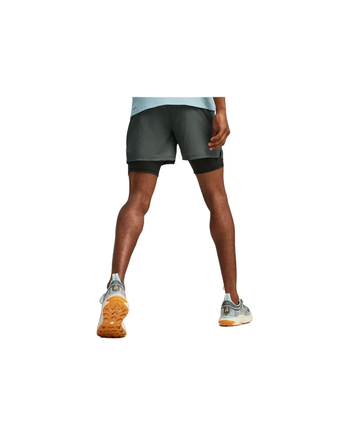 Pantalón de Running Puma Seasons 5" Woven 2 Hombre Gris