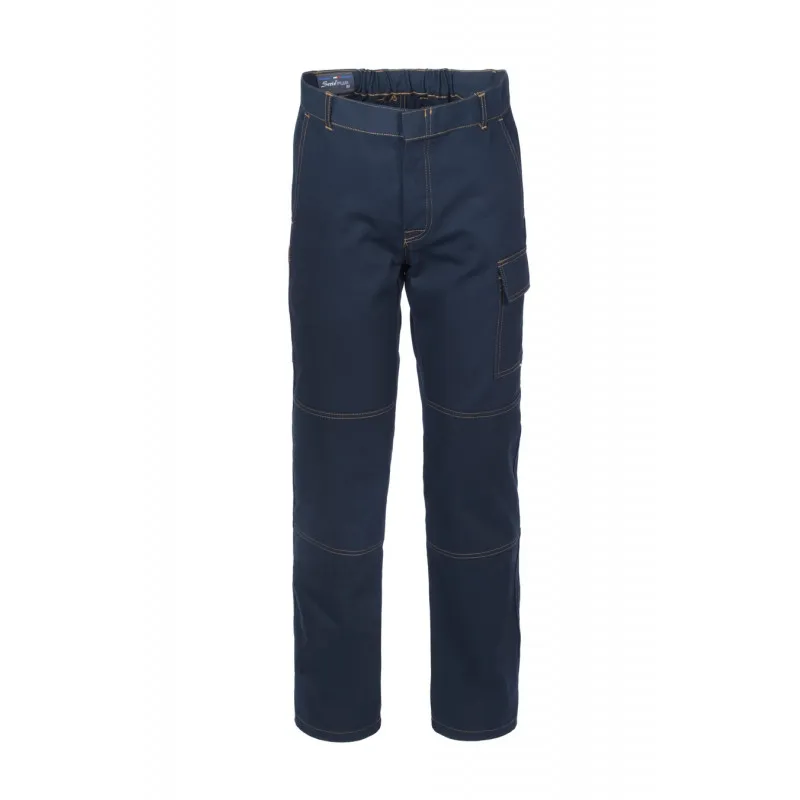 PANTALóN DE TRABAJO MULTIBOLSILLOS AZUL MARINO SERIOPLUS  ROSSINI