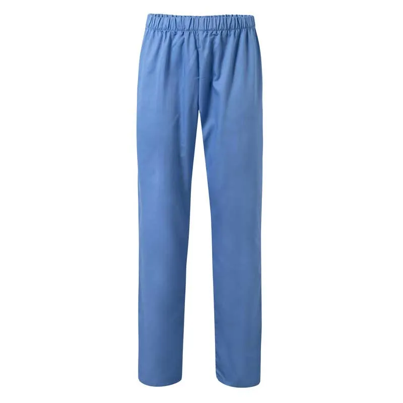 PANTALóN PIJAMA LABORAL CON GOMA CELESTE  VELILLA