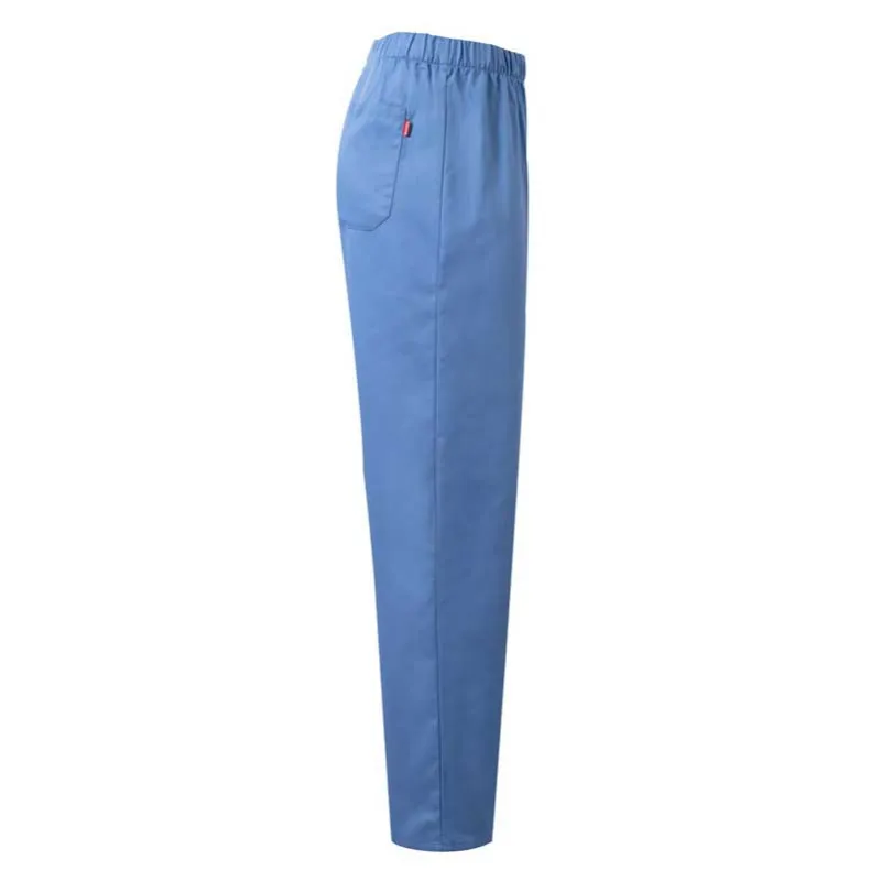 PANTALóN PIJAMA LABORAL CON GOMA CELESTE  VELILLA