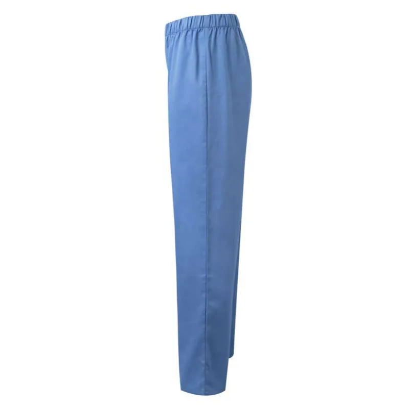 PANTALóN PIJAMA LABORAL CON GOMA CELESTE  VELILLA