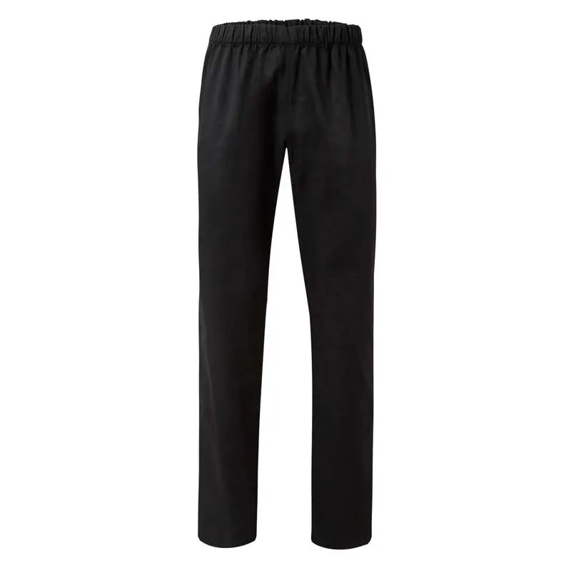 PANTALóN PIJAMA LABORAL CON GOMA NEGRO  VELILLA