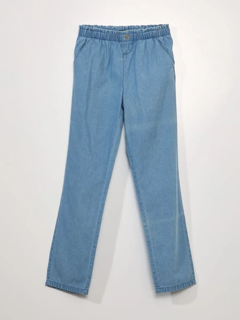 PANTALóN VAQUERO CóMODO  AZUL