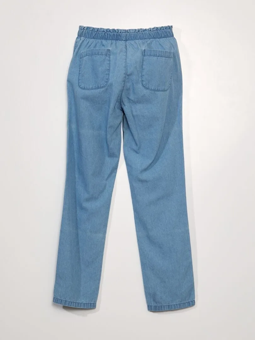 PANTALóN VAQUERO CóMODO  AZUL
