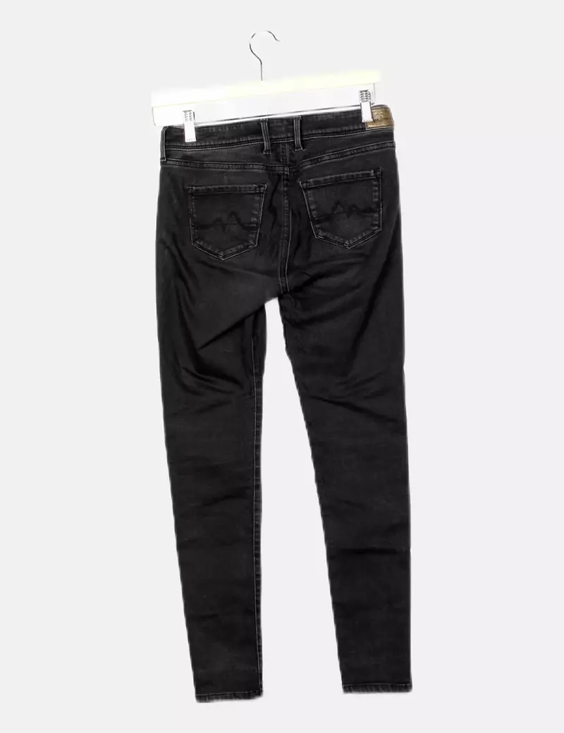 Pepe Jeans Pantalón denim negro skinny