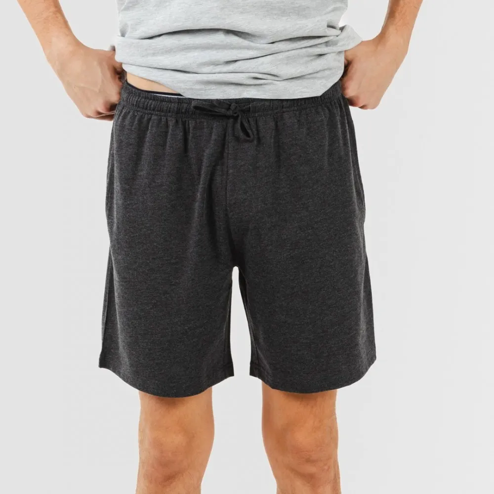 PIJAMA CORTO HOMBRE CON BOTONES PERLA  MARENGO