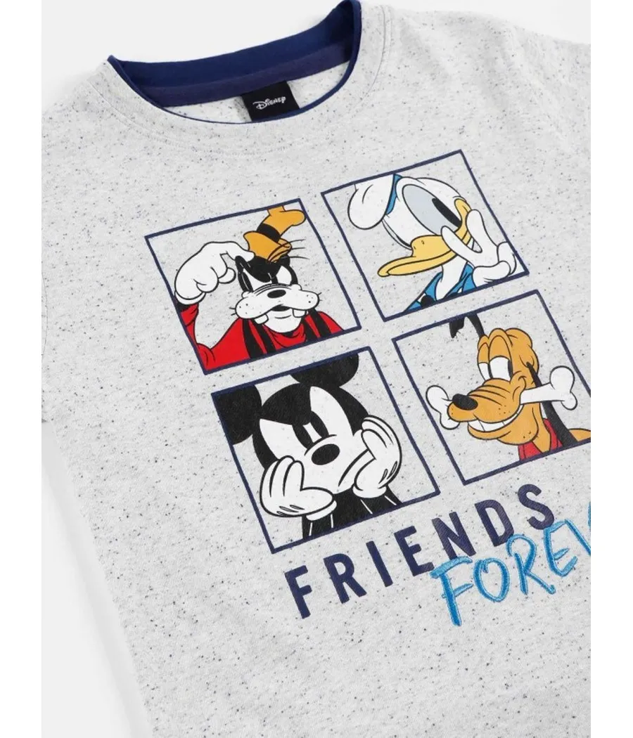 Pijama verano niño Disney Friends Forever algodón