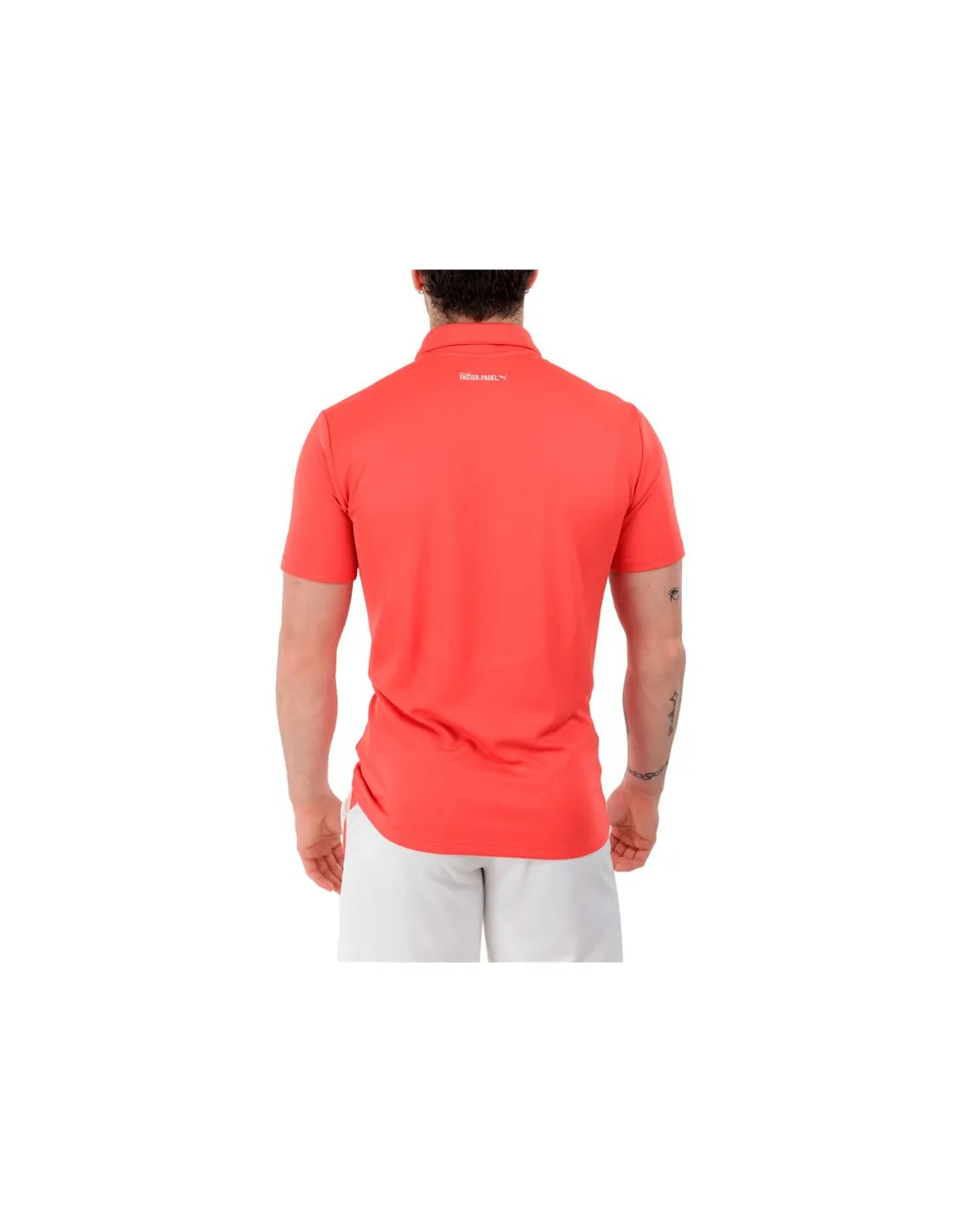 Polo de Pádel Puma Individual Padel Rojo Hombre