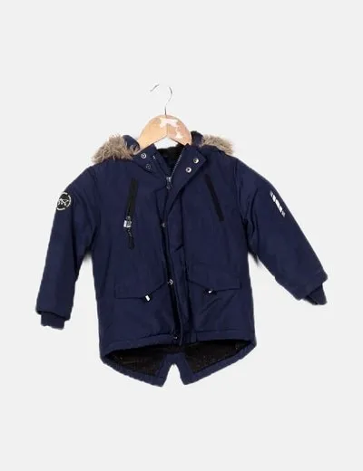 Primark Abrigo azul marino básico
