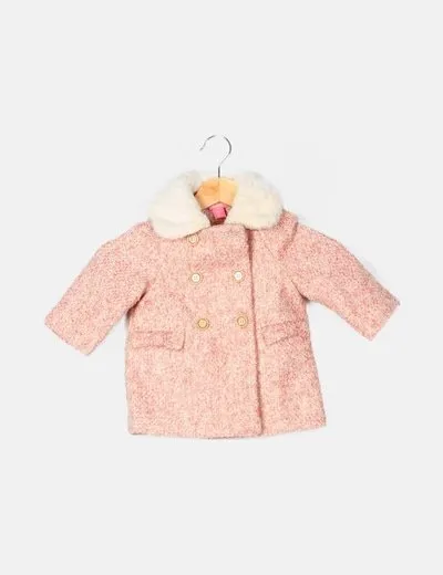 Primark Abrigo tweed rosa glitter