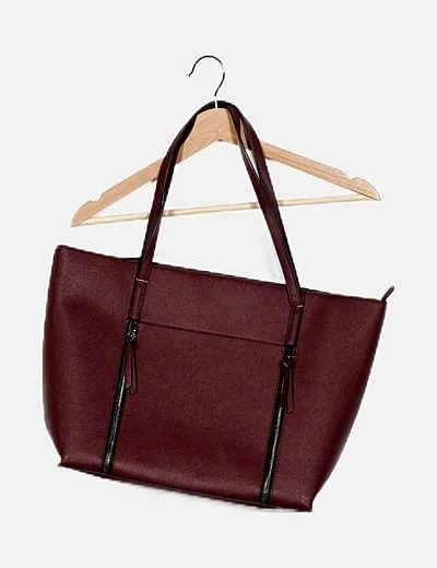 Primark Bolso shopper granate