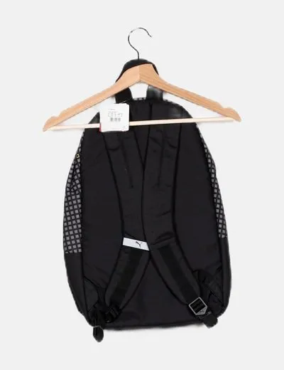 Puma Mochila negra estampada