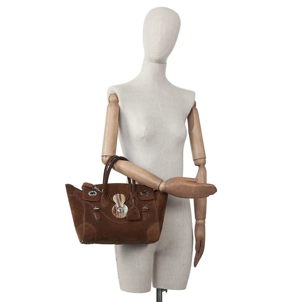 Ralph Lauren Bolso Ricky 27 Ante Marrón