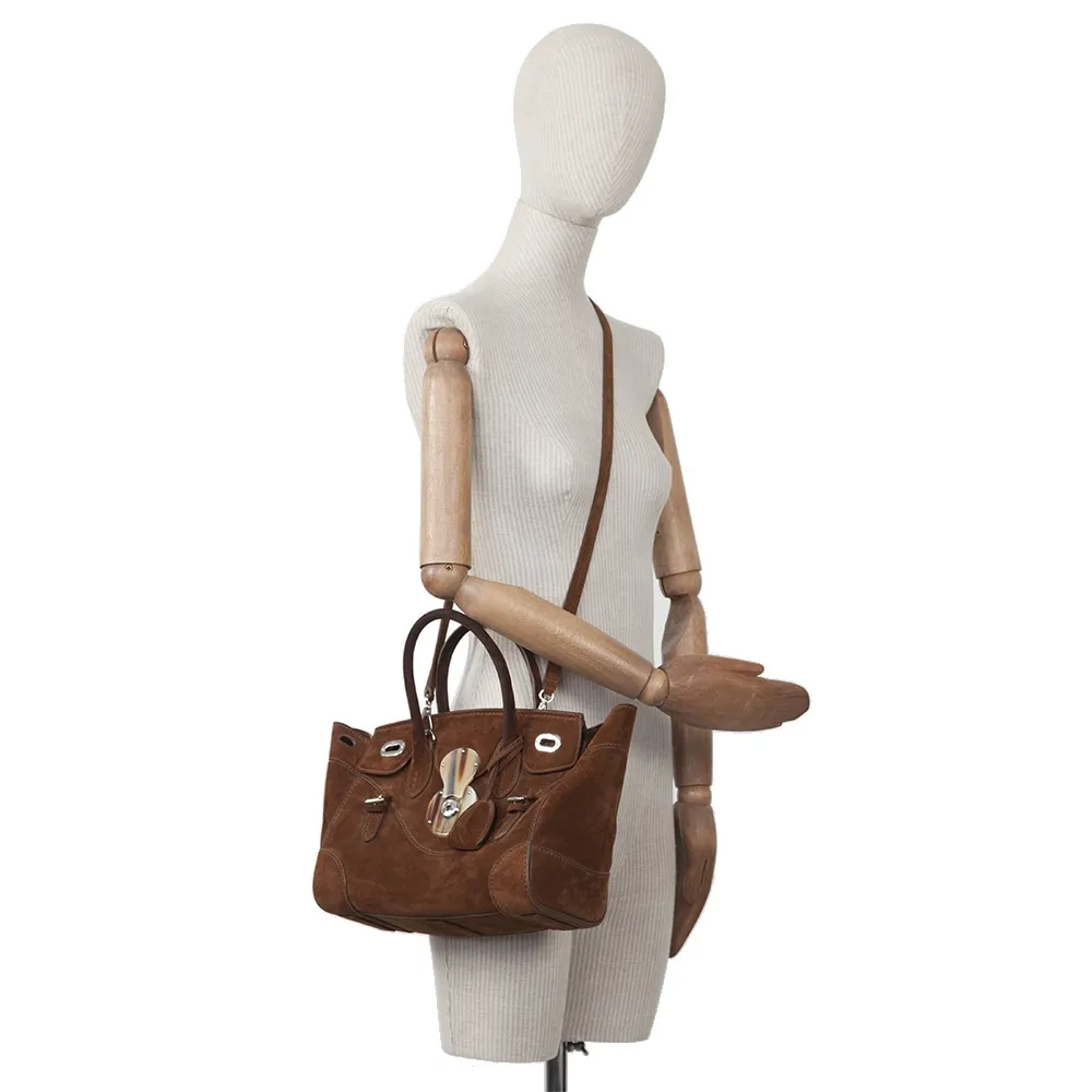 Ralph Lauren Bolso Ricky 27 Ante Marrón