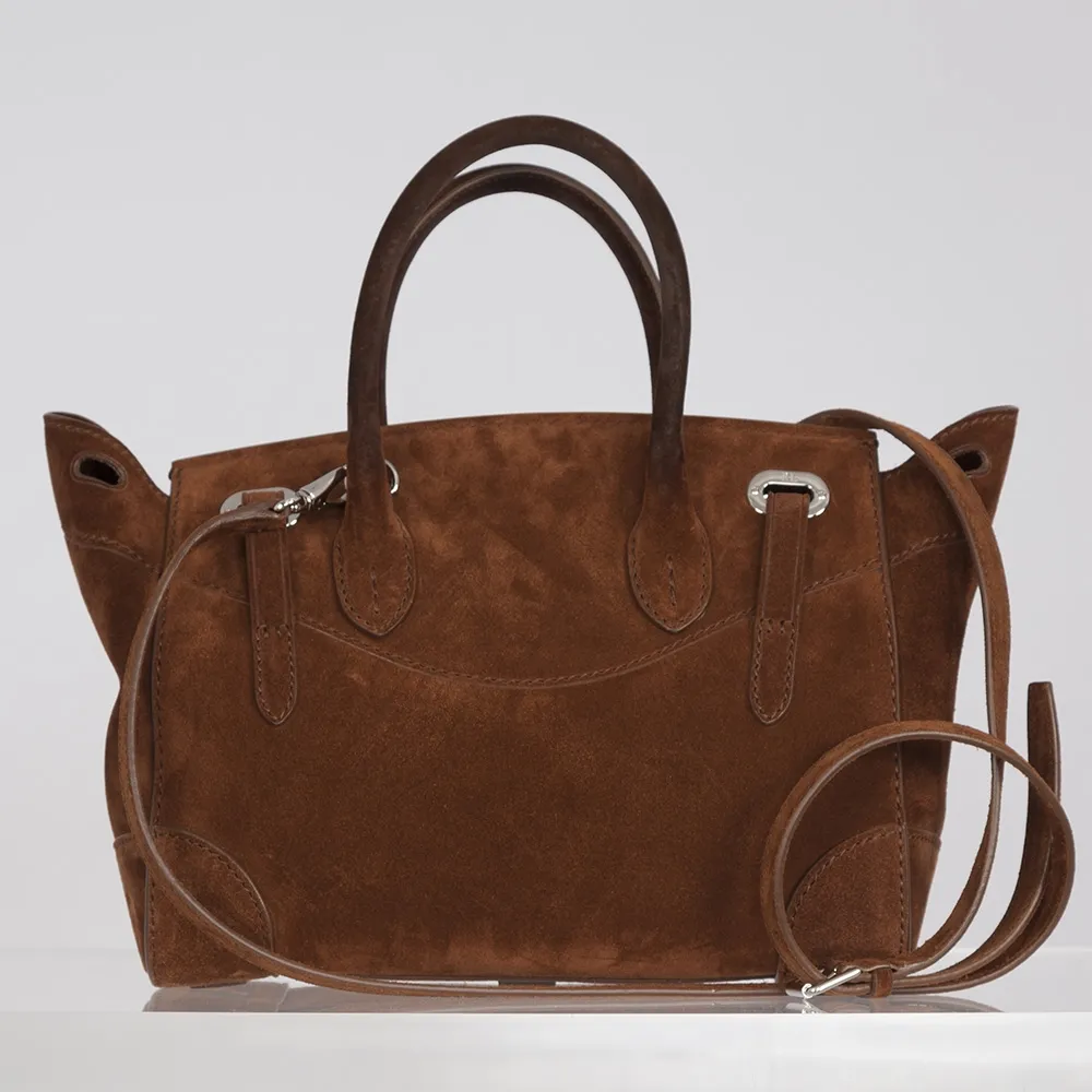 Ralph Lauren Bolso Ricky 27 Ante Marrón