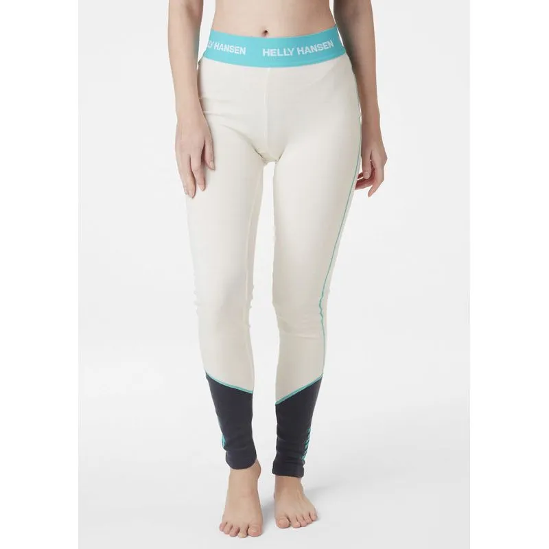 Ropa interior técnica HELLY HANSEN Lifa Merino Midweight Pantalón (blanco) Mujer