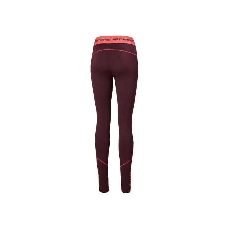 Ropa interior técnica HELLY HANSEN Lifa Merino Midweight Pantalón (Wild Rose) Mujer