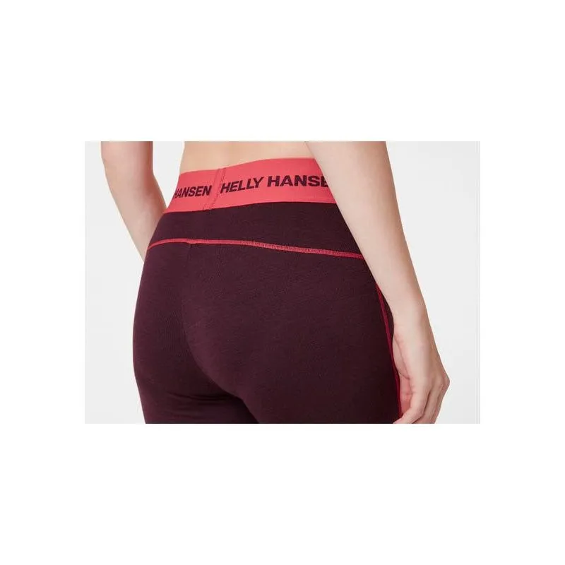 Ropa interior técnica HELLY HANSEN Lifa Merino Midweight Pantalón (Wild Rose) Mujer