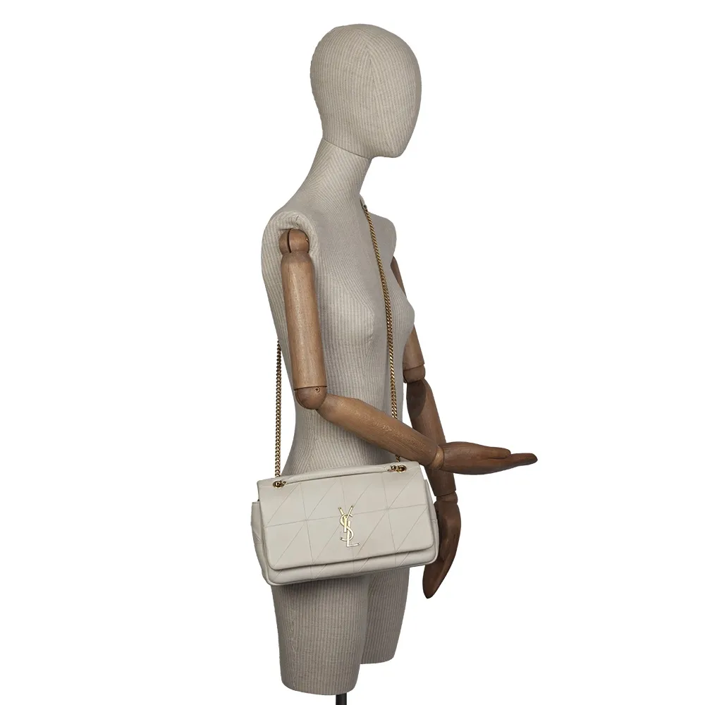 Saint Laurent Bolso Jamie Mediano Beige