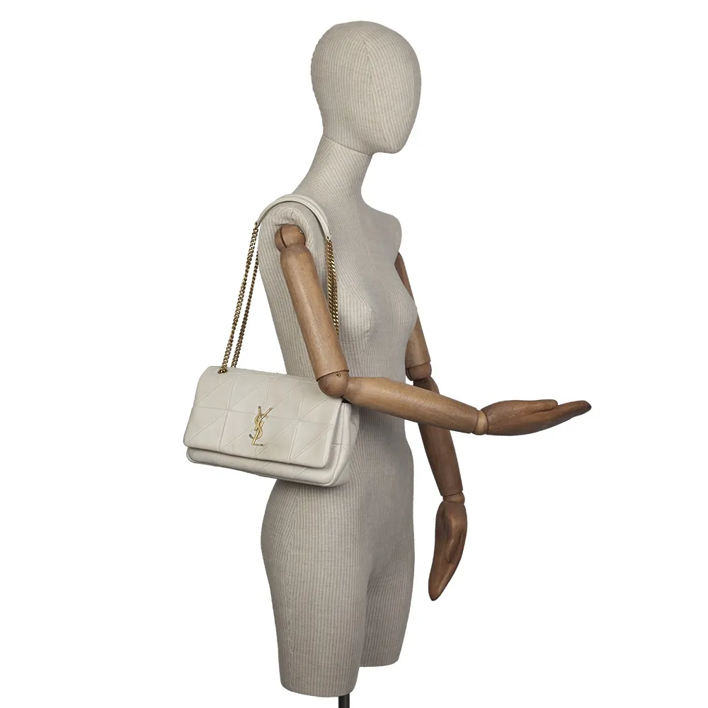 Saint Laurent Bolso Jamie Mediano Beige