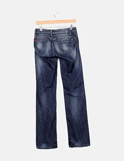 Salsa Jeans Pantalón azul denim bootcut