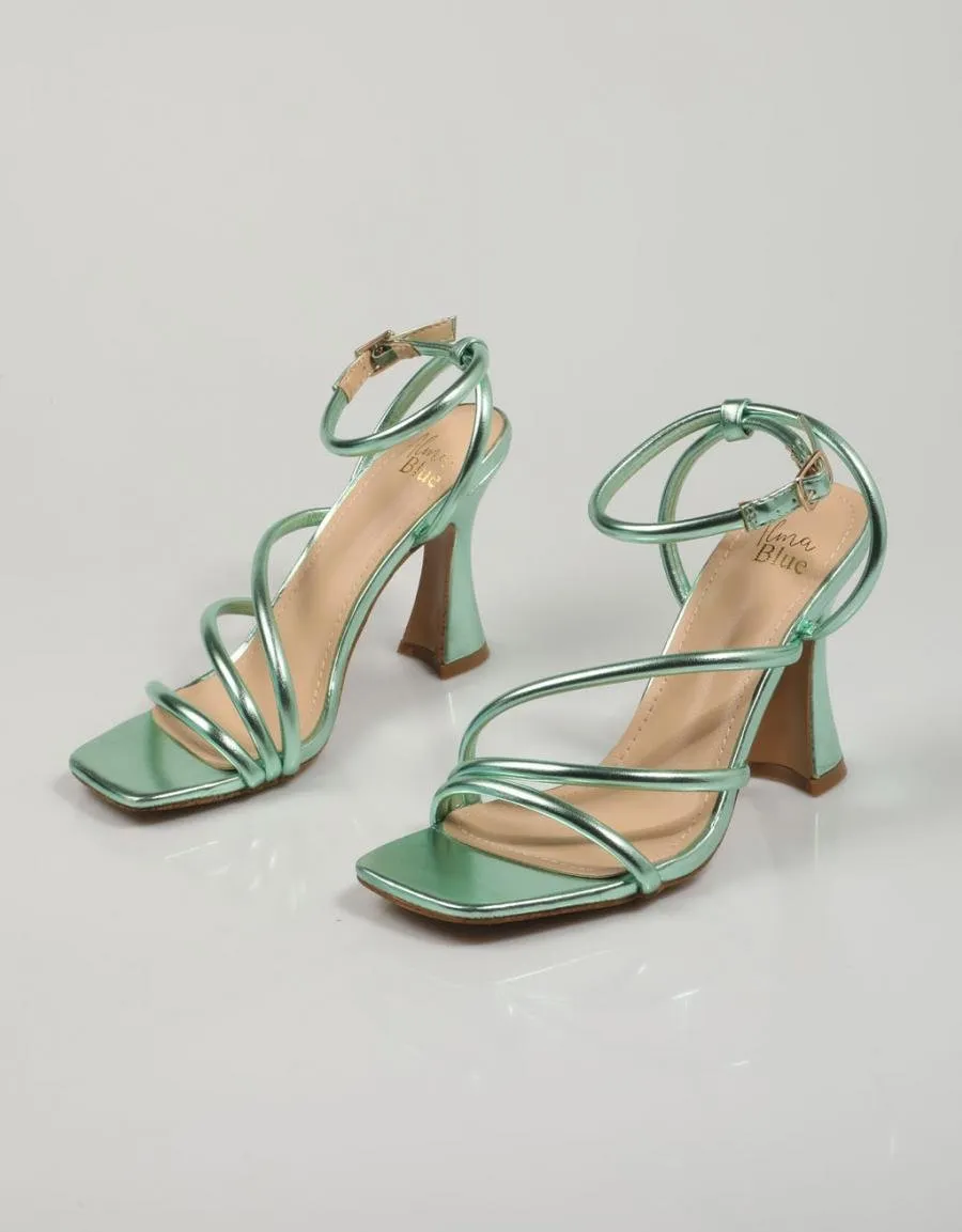  sandales ALMA BLUE Bl en Vert 82522