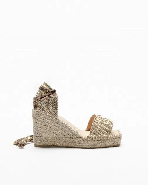 Sandalias con cuña PROF Moon 13 Camel