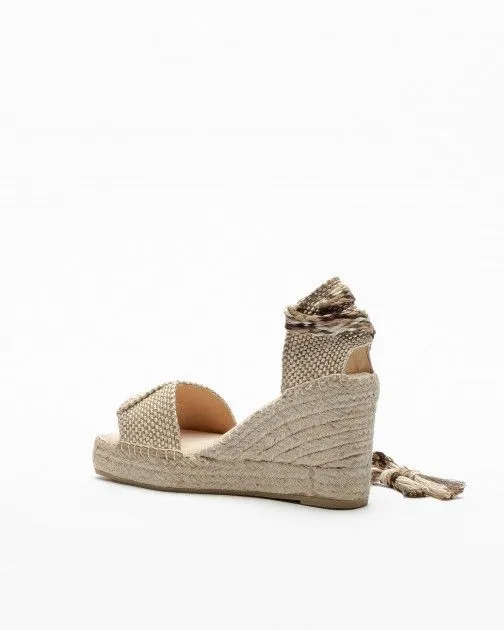 Sandalias con cuña PROF Moon 13 Camel