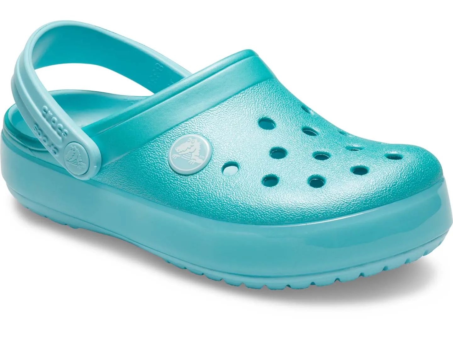 Sandalias Crocs Crocband Ice Pop Azul Para Niña