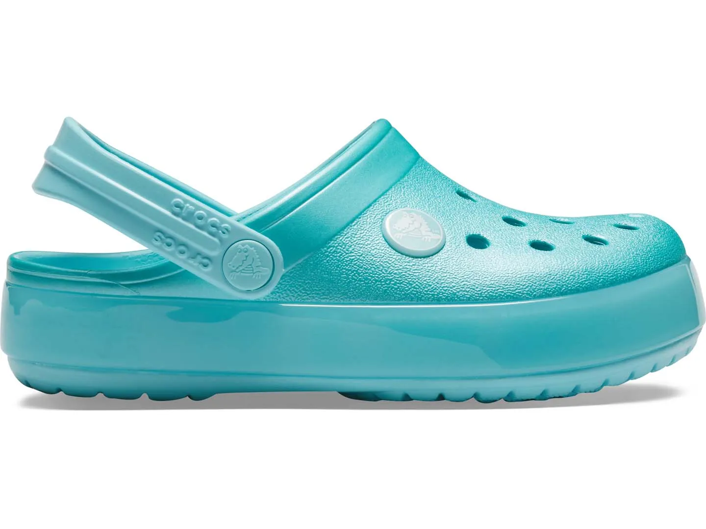 Sandalias Crocs Crocband Ice Pop Azul Para Niña