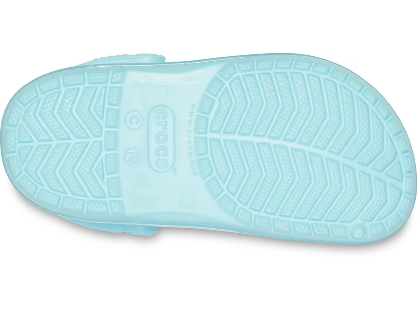 Sandalias Crocs Crocband Ice Pop Azul Para Niña
