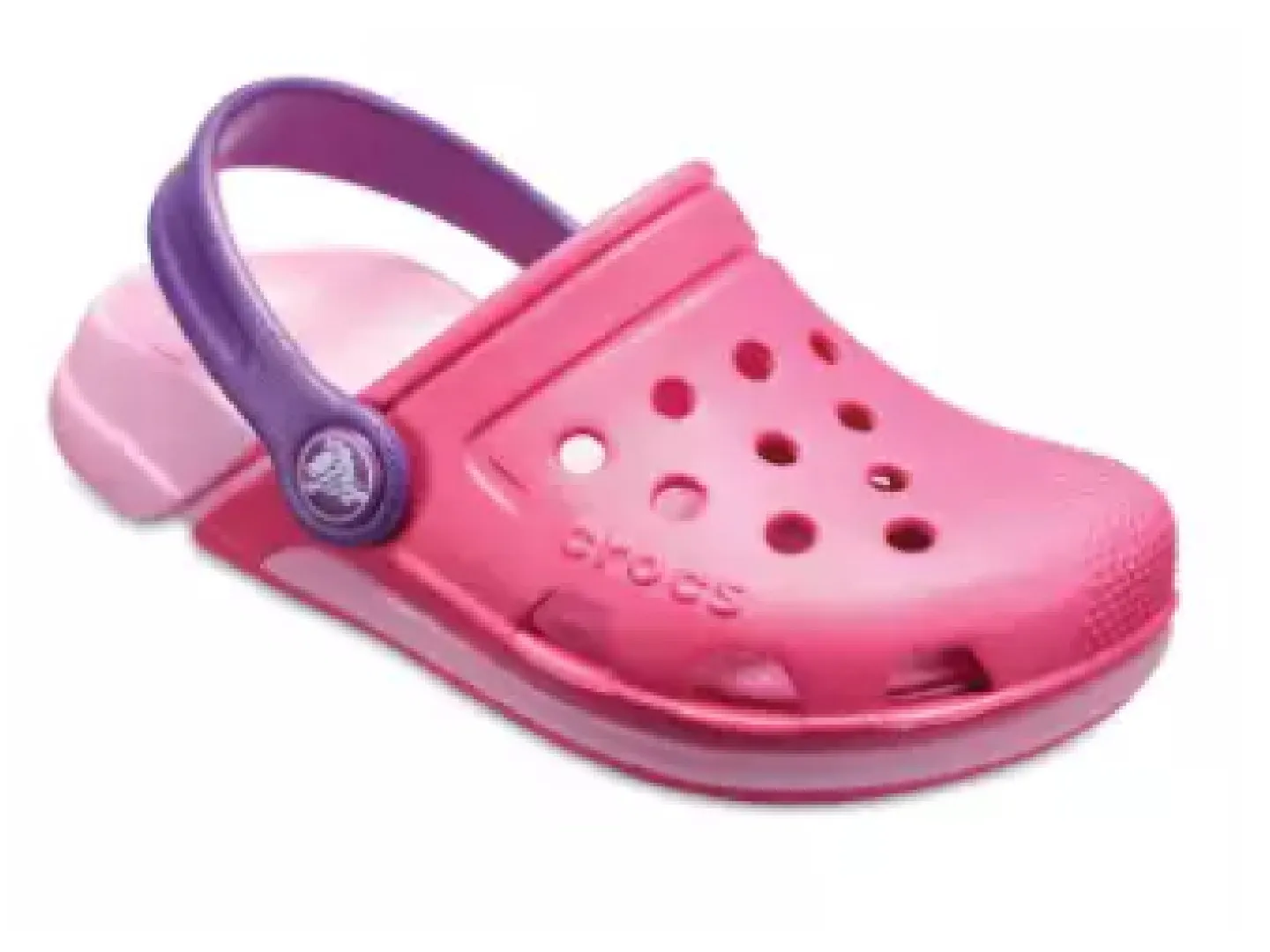 Sandalias Crocs Electro Rosa Para Niña