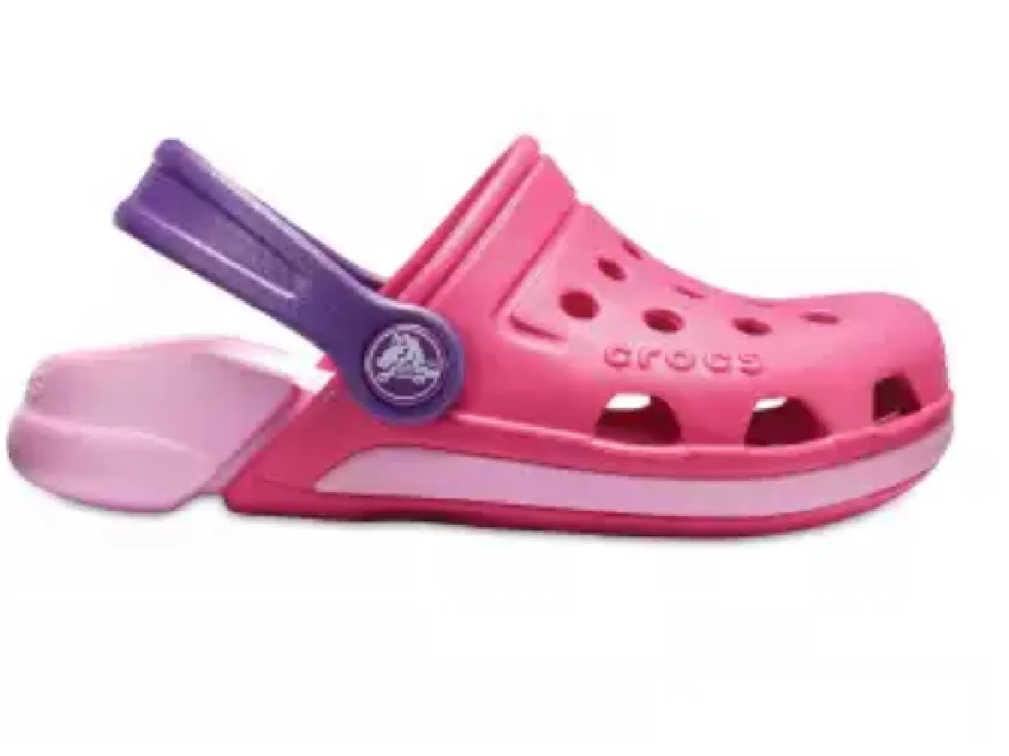 Sandalias Crocs Electro Rosa Para Niña