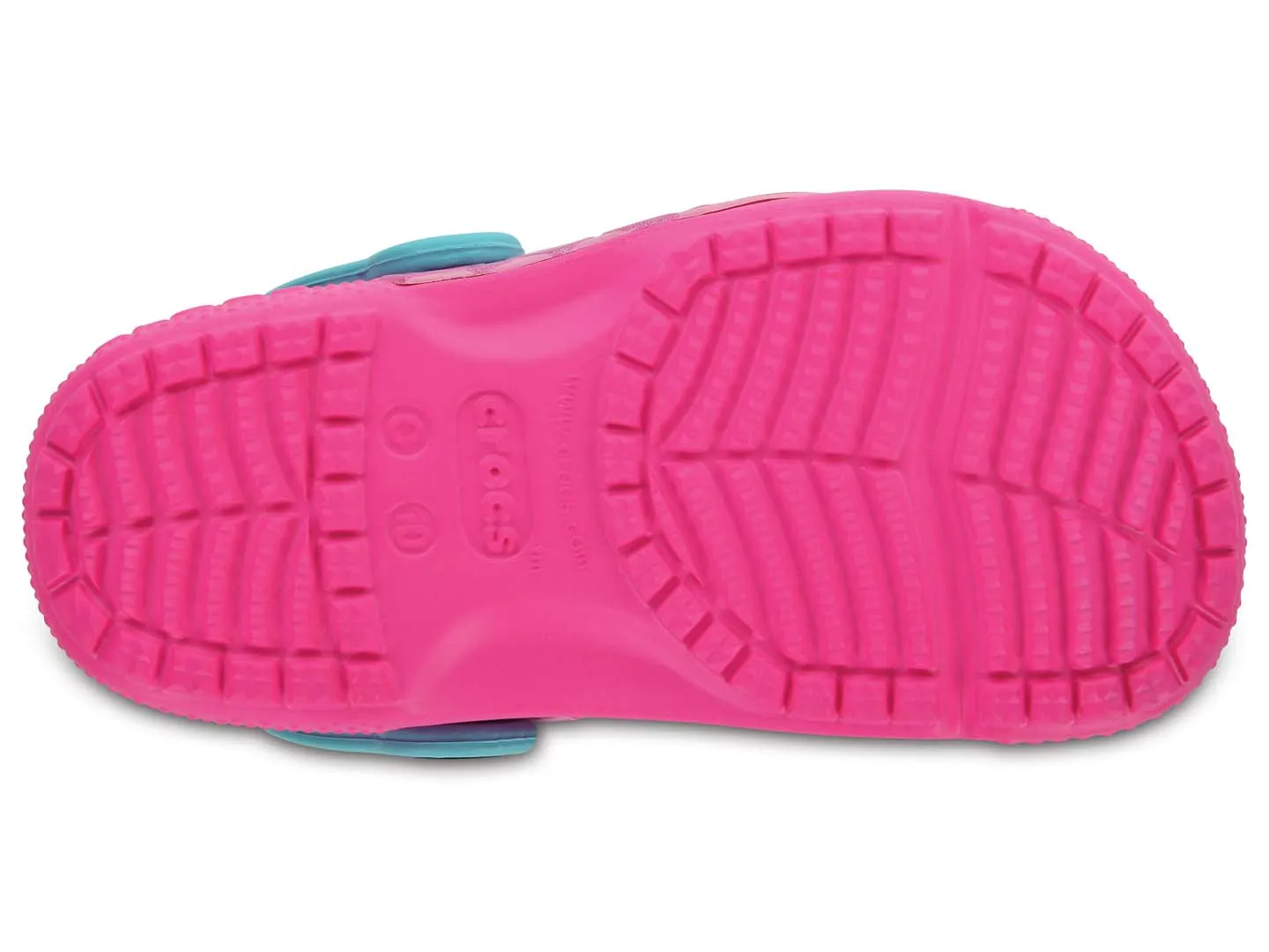 Sandalias Crocs Leopard Rosa Para Niña