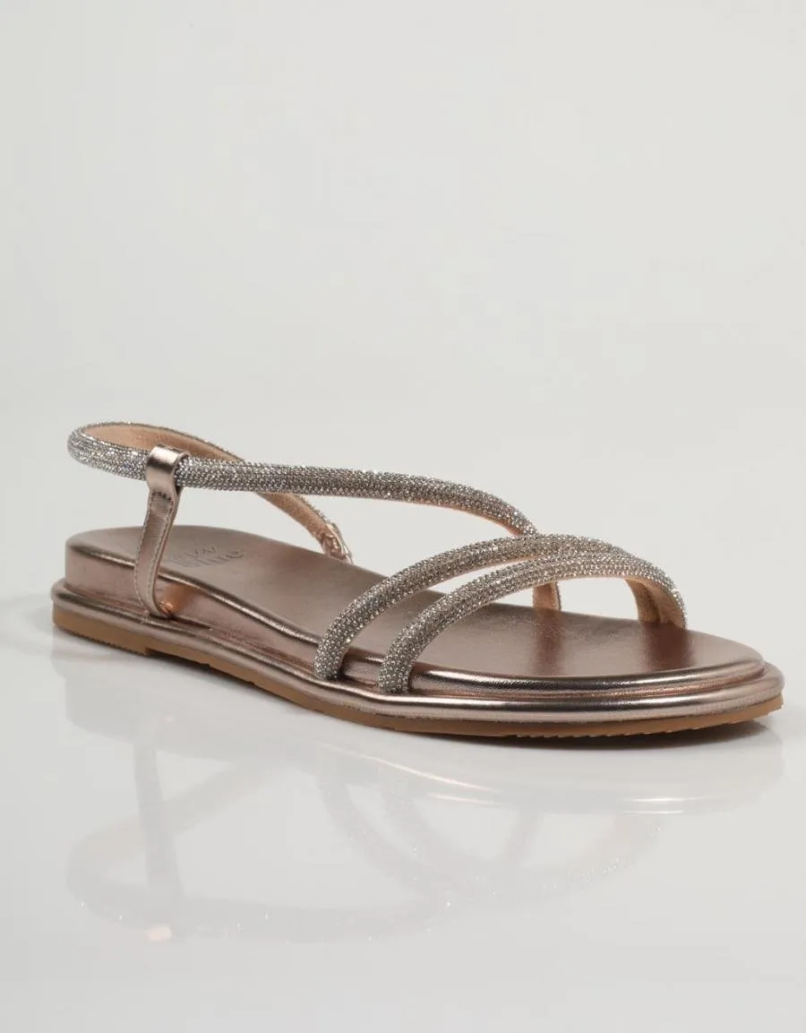  sandals ALMA BLUE Bl en Bronze 82521
