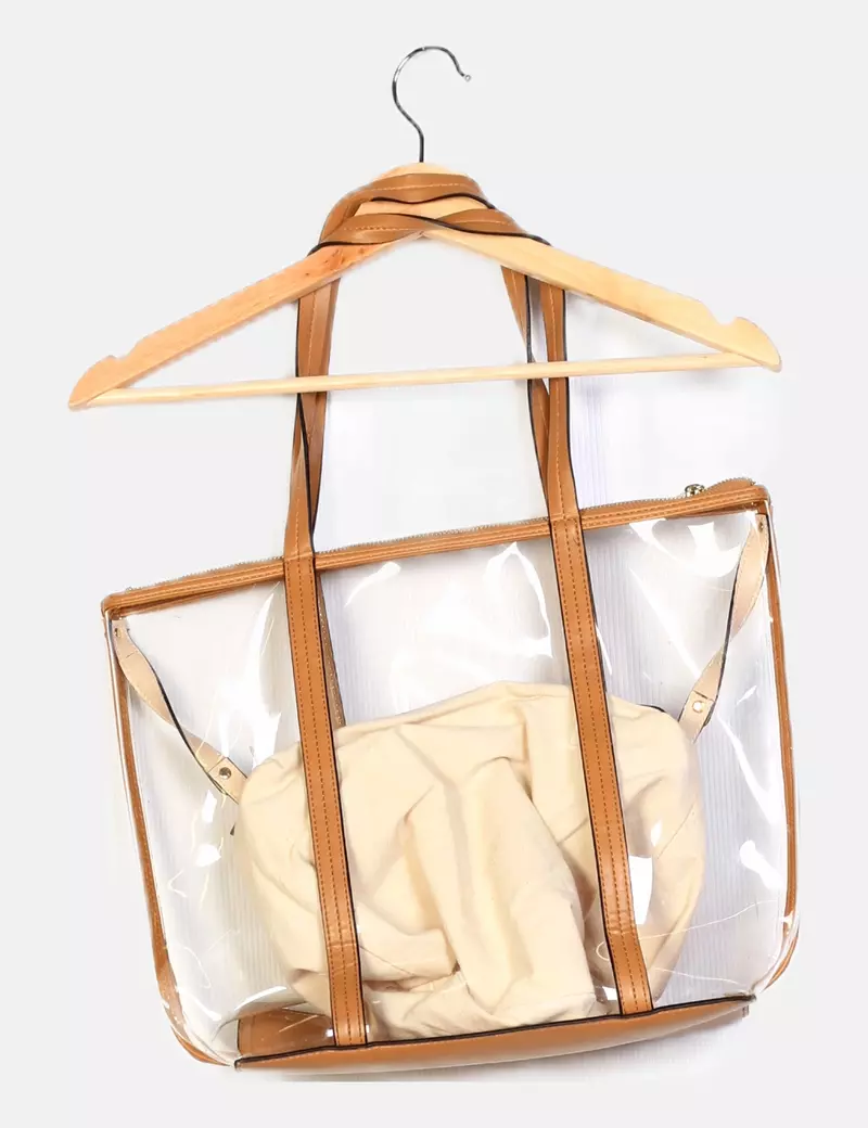 Sfera Bolso semitransparente marrón