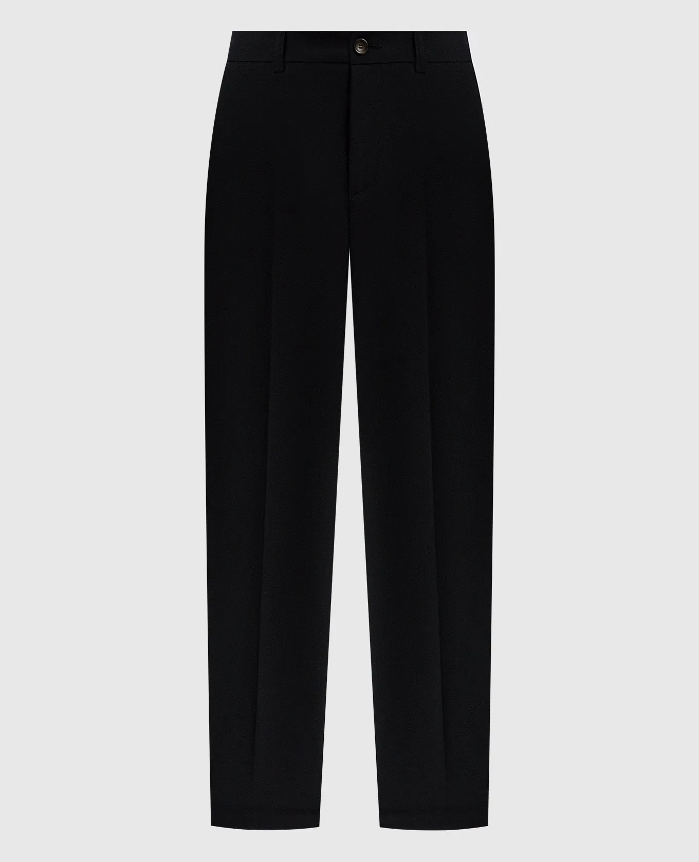 Solotre Black pants with wool