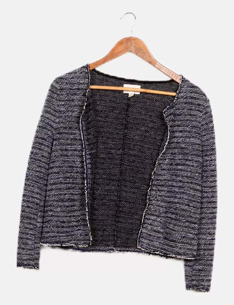 Springfield Chaqueta negra jaspeada