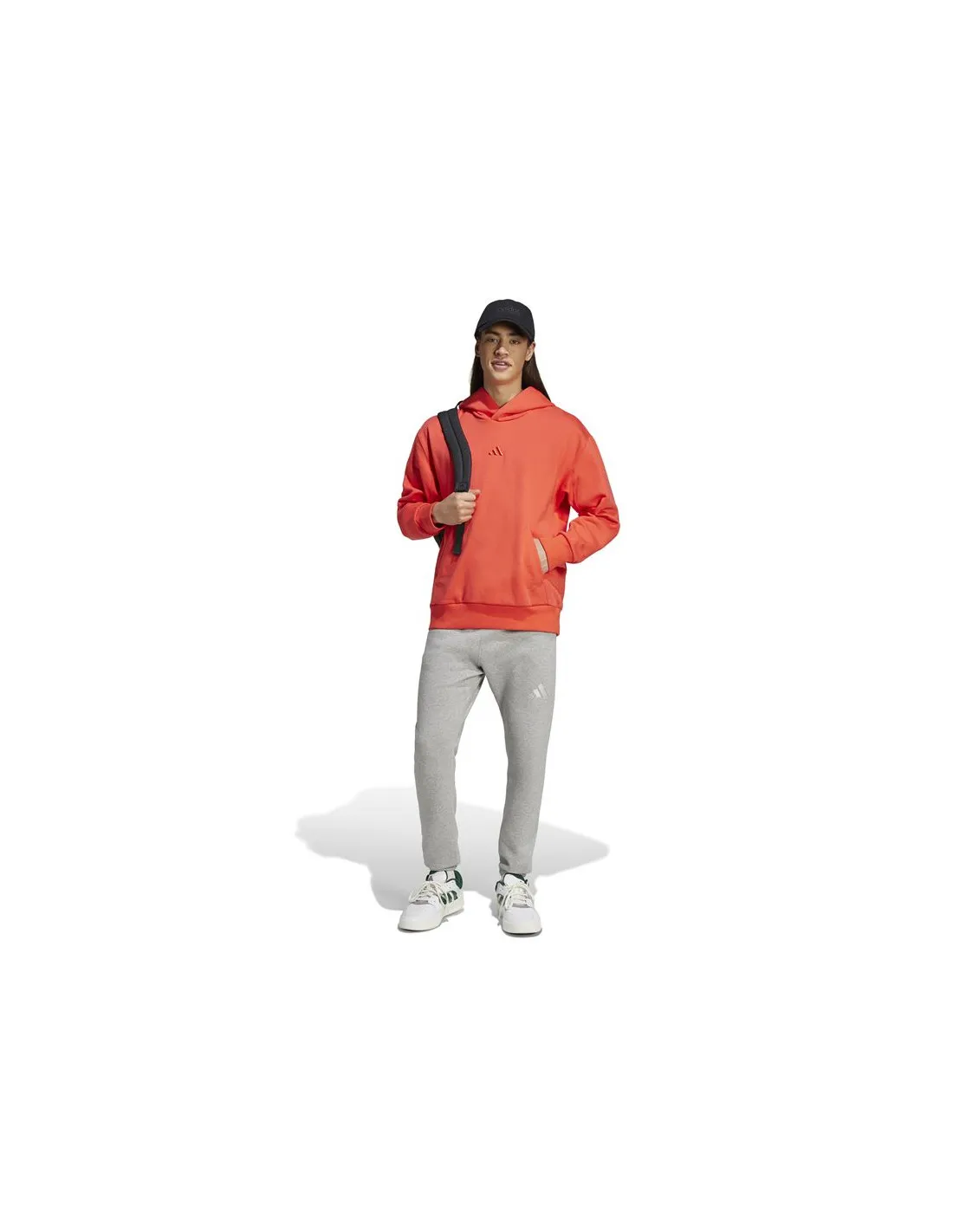 Sudadera adidas All Szn Fleece Hombre Rojo