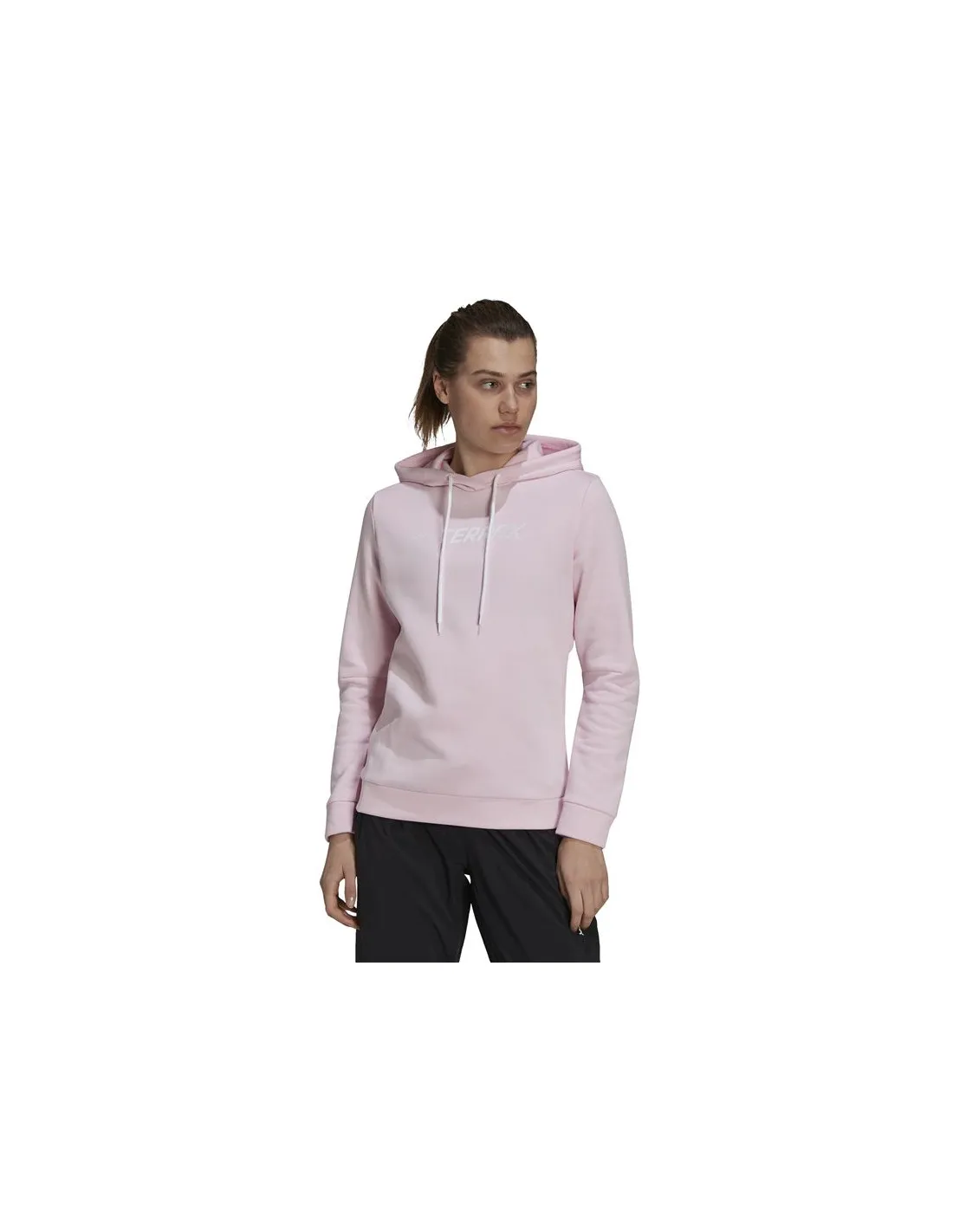 Sudadera de trekking adidas Terrex Estampado W Pink