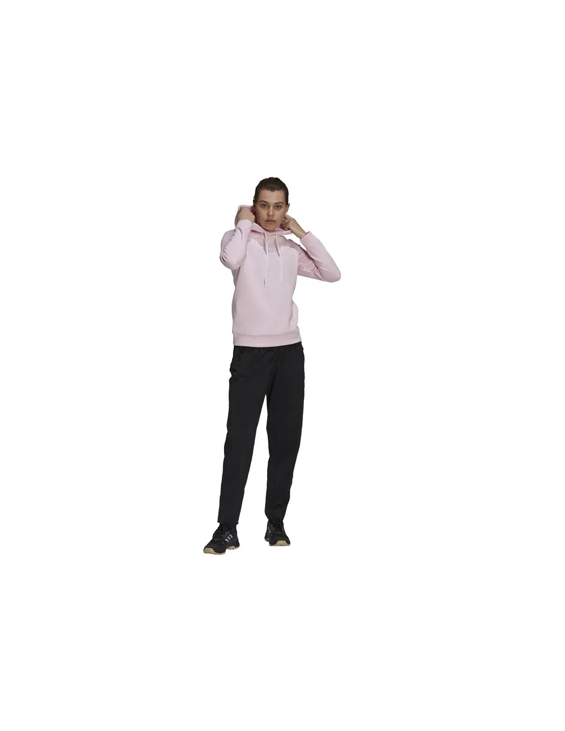 Sudadera de trekking adidas Terrex Estampado W Pink