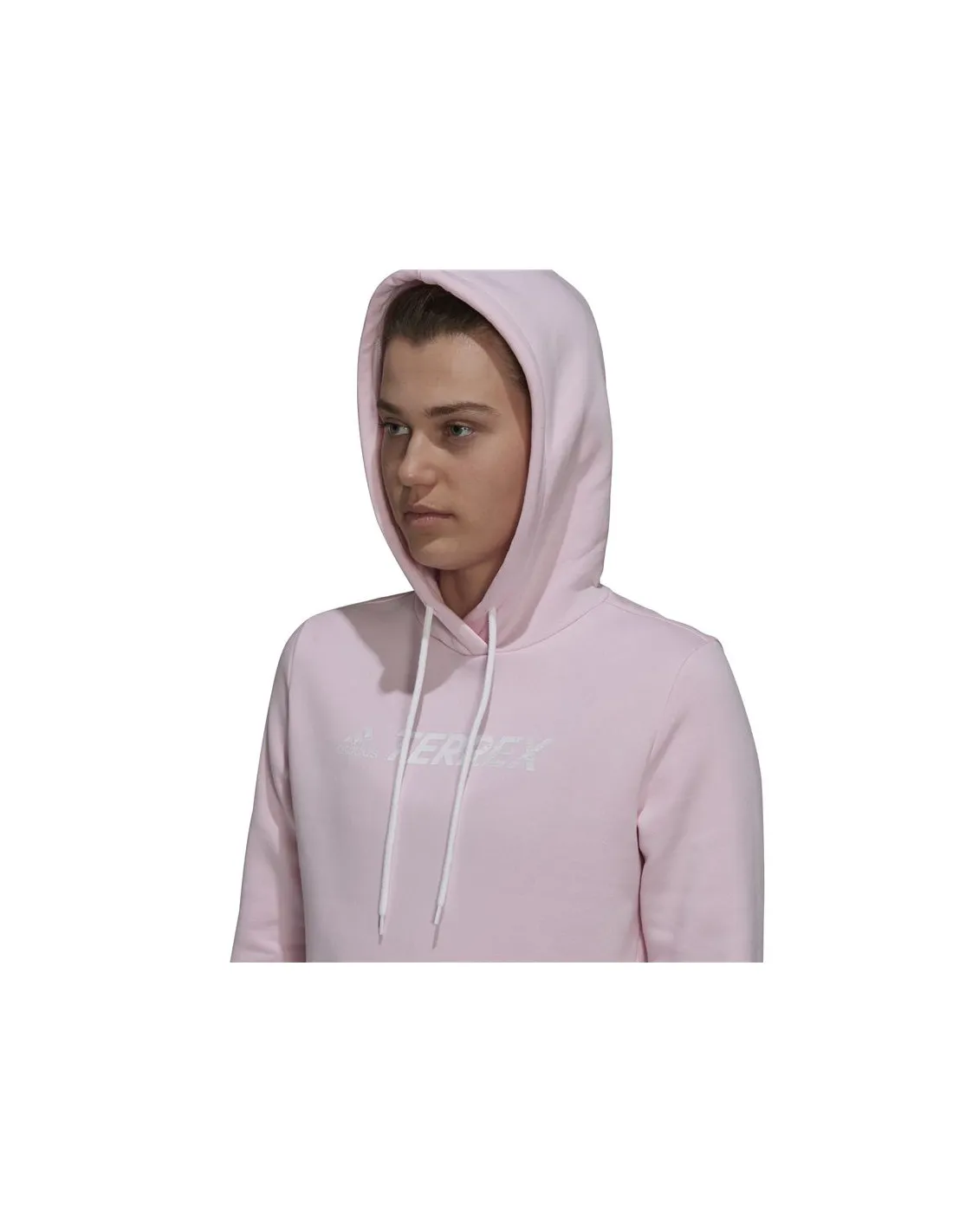 Sudadera de trekking adidas Terrex Estampado W Pink