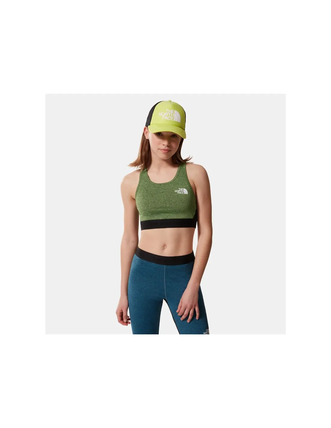 Sujetador deportivo The North Face Mountain Athletics Mujer Green